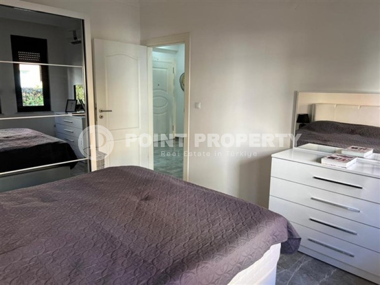 Элегантная трехкомнатная квартира, 116м² с выходом в сад в центре района Оба, Алания, в 250м от моря-id-2211-фото-11