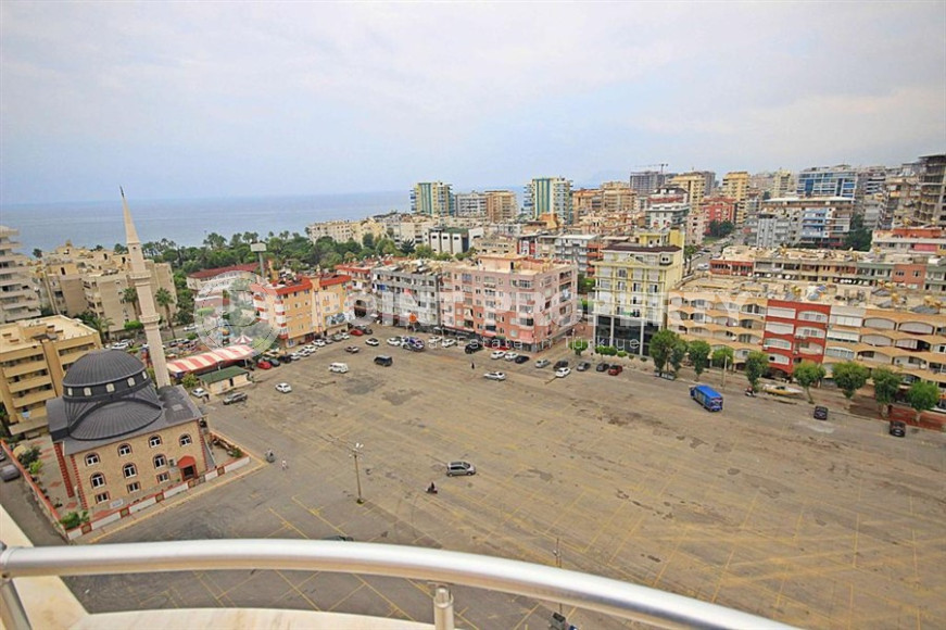 Large view duplex 3+1 with designer interior in Mahmutlar 250m from the Mediterranean Sea-id-1179-photo-27