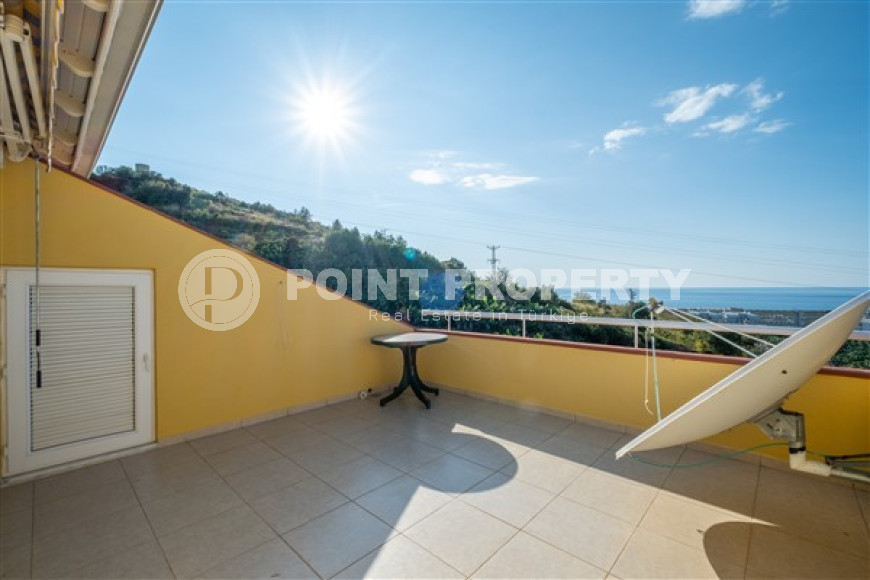 Двухуровневая квартира 3+1, 145м² с потрясающими видами в районе Алании Каргыджак, в 650м от моря-id-2214-фото-24