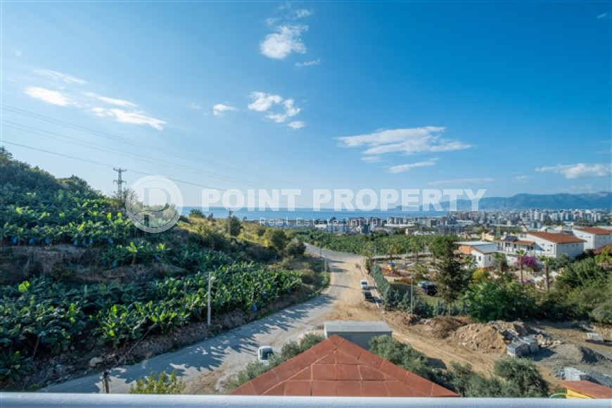 Двухуровневая квартира 3+1, 145м² с потрясающими видами в районе Алании Каргыджак, в 650м от моря-id-2214-фото-26