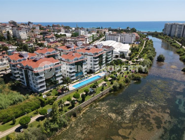 Готовая к проживанию, трехкомнатная квартира, 120м², у реки Дим Чай в Кестеле, Алания-id-2215-фото-1