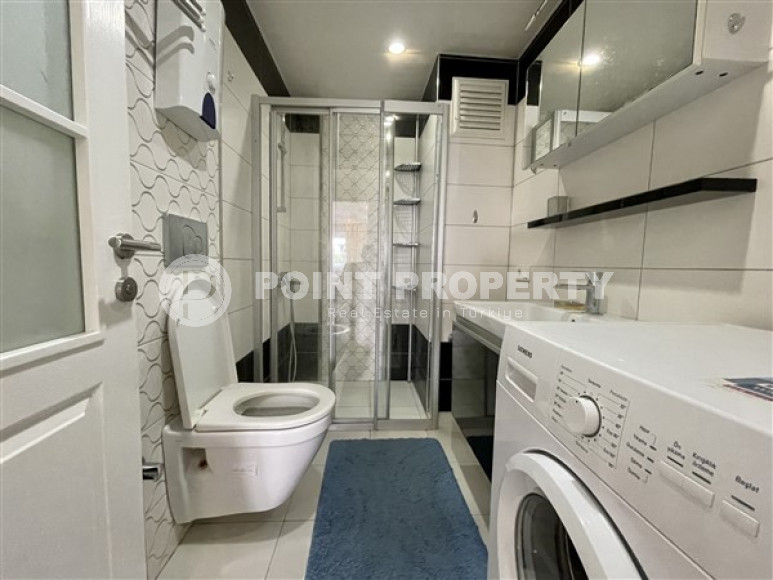 Элегантная двухкомнатная квартира, 70м², в комплексе премиум класса в 100м от моря в Кестеле, Алания-id-2216-фото-6