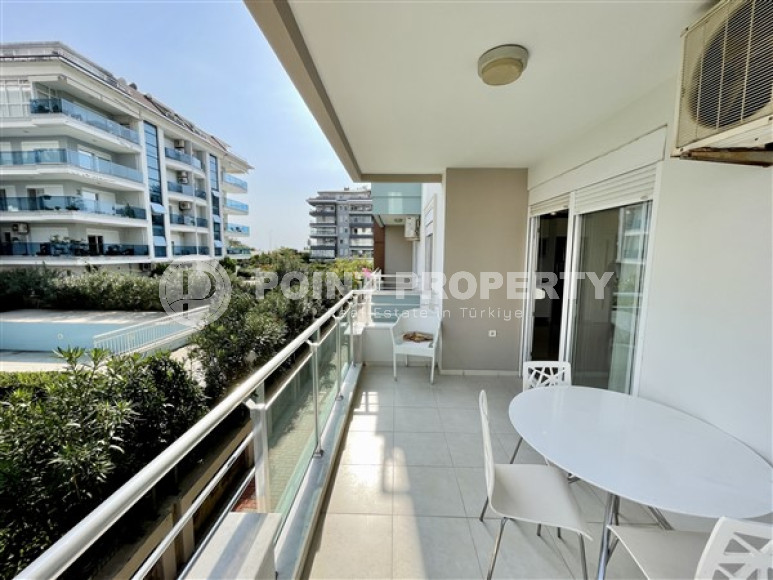 Элегантная двухкомнатная квартира, 70м², в комплексе премиум класса в 100м от моря в Кестеле, Алания-id-2216-фото-11