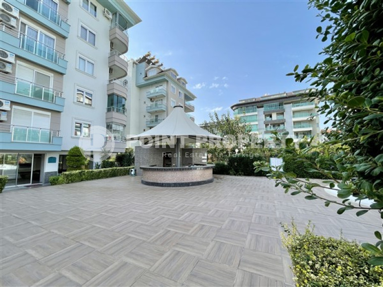 Элегантная двухкомнатная квартира, 70м², в комплексе премиум класса в 100м от моря в Кестеле, Алания-id-2216-фото-12