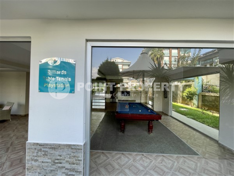 Элегантная двухкомнатная квартира, 70м², в комплексе премиум класса в 100м от моря в Кестеле, Алания-id-2216-фото-20