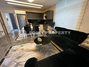 Элегантная четырехкомнатная квартира, 105м², в комплексе c инфраструктурой в центре Алании-id-2217-фото-2