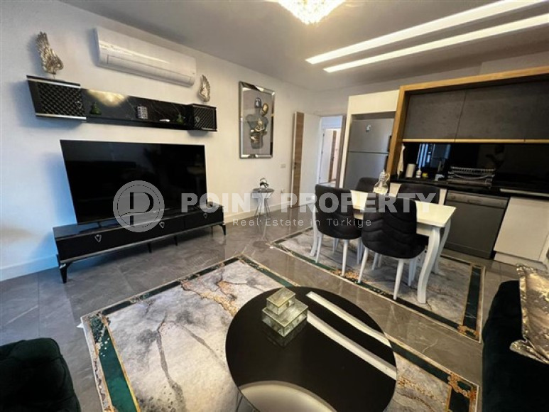 Элегантная четырехкомнатная квартира, 105м², в комплексе c инфраструктурой в центре Алании-id-2217-фото-3