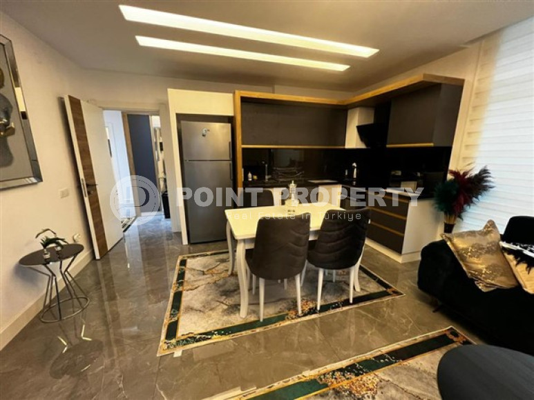 Элегантная четырехкомнатная квартира, 105м², в комплексе c инфраструктурой в центре Алании-id-2217-фото-6