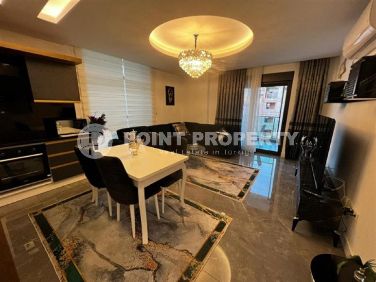 Элегантная четырехкомнатная квартира, 105м², в комплексе c инфраструктурой в центре Алании-id-2217-фото-7