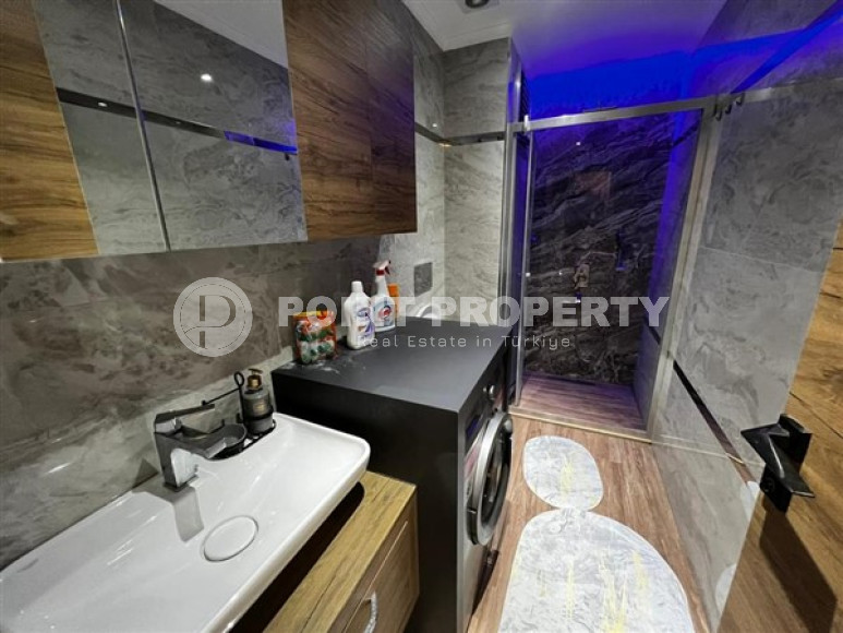 Элегантная четырехкомнатная квартира, 105м², в комплексе c инфраструктурой в центре Алании-id-2217-фото-11