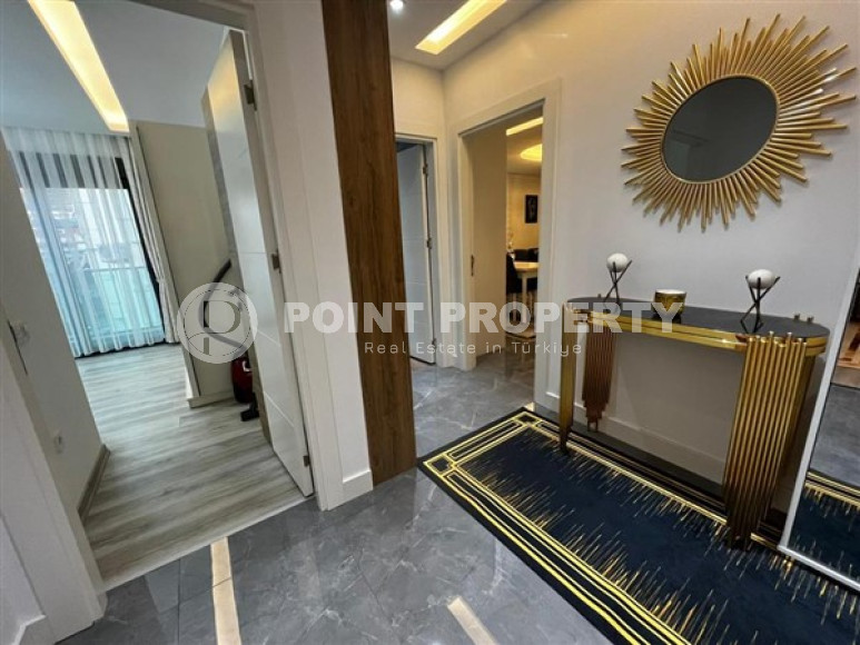 Элегантная четырехкомнатная квартира, 105м², в комплексе c инфраструктурой в центре Алании-id-2217-фото-14