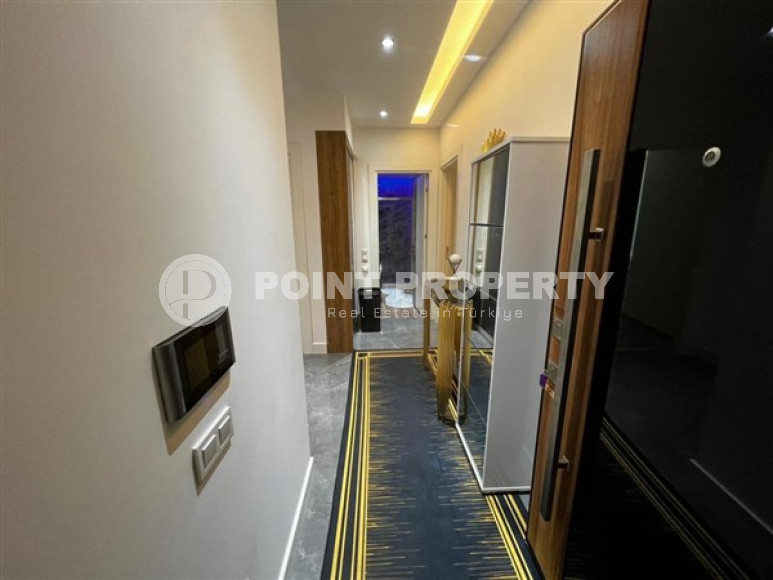 Элегантная четырехкомнатная квартира, 105м², в комплексе c инфраструктурой в центре Алании-id-2217-фото-15