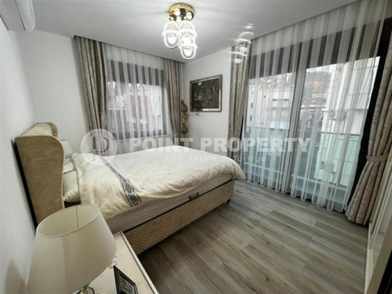 Элегантная четырехкомнатная квартира, 105м², в комплексе c инфраструктурой в центре Алании-id-2217-фото-17