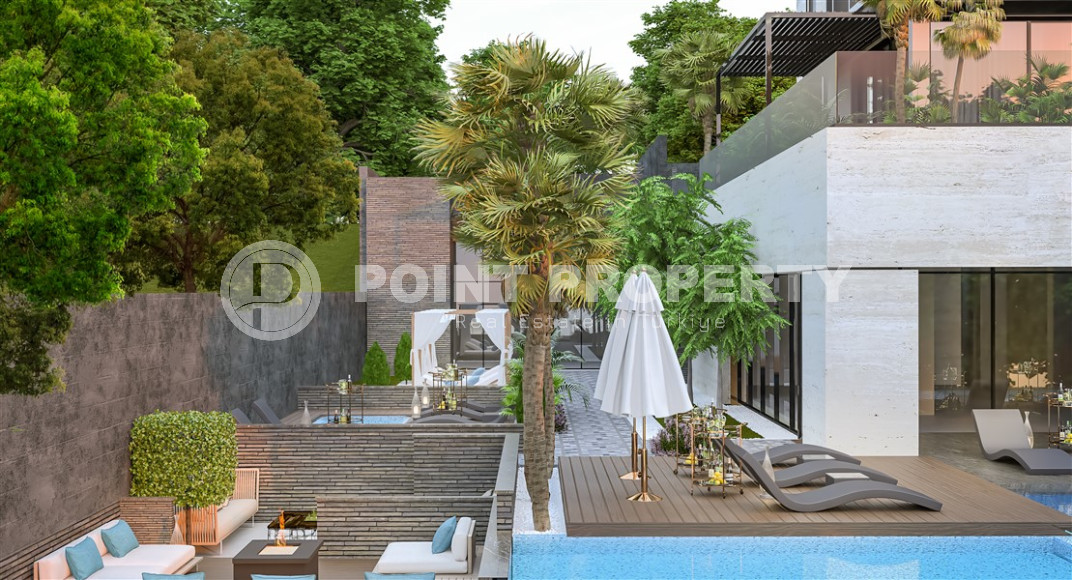 Уникальный инвестиционный проект с апартаментами различной планировки 1+1, 2+1, 3+1 от надежного застройщика в Авсалларе в пешей доступности от Средиземного моря-id-1181-фото-7