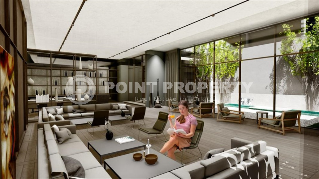 Уникальный инвестиционный проект с апартаментами различной планировки 1+1, 2+1, 3+1 от надежного застройщика в Авсалларе в пешей доступности от Средиземного моря-id-1181-фото-12