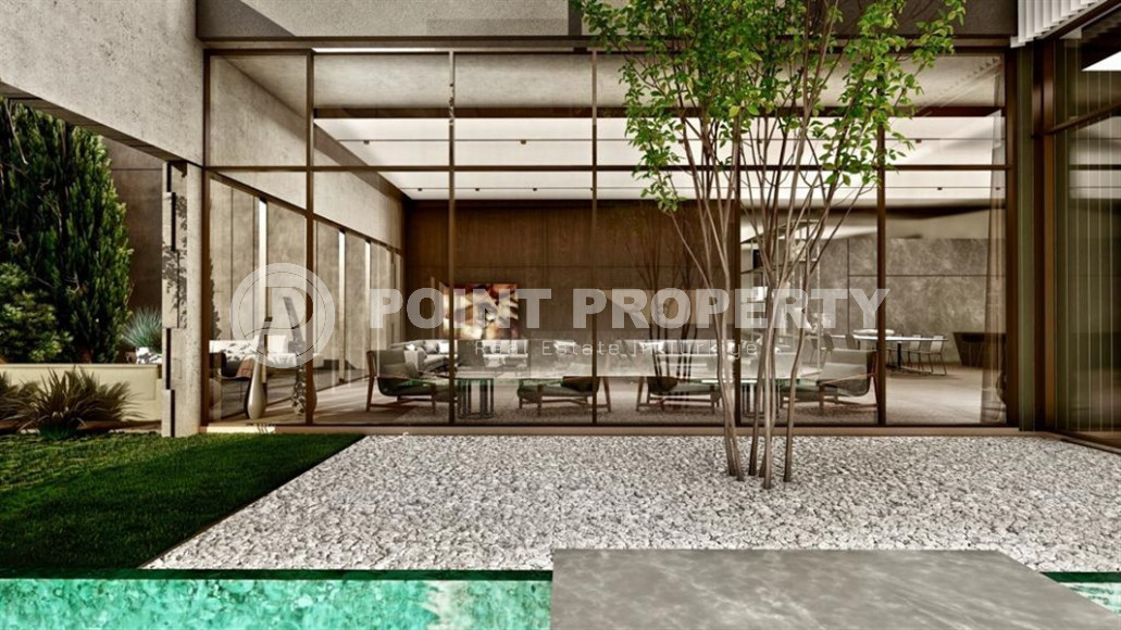 Уникальный инвестиционный проект с апартаментами различной планировки 1+1, 2+1, 3+1 от надежного застройщика в Авсалларе в пешей доступности от Средиземного моря-id-1181-фото-14