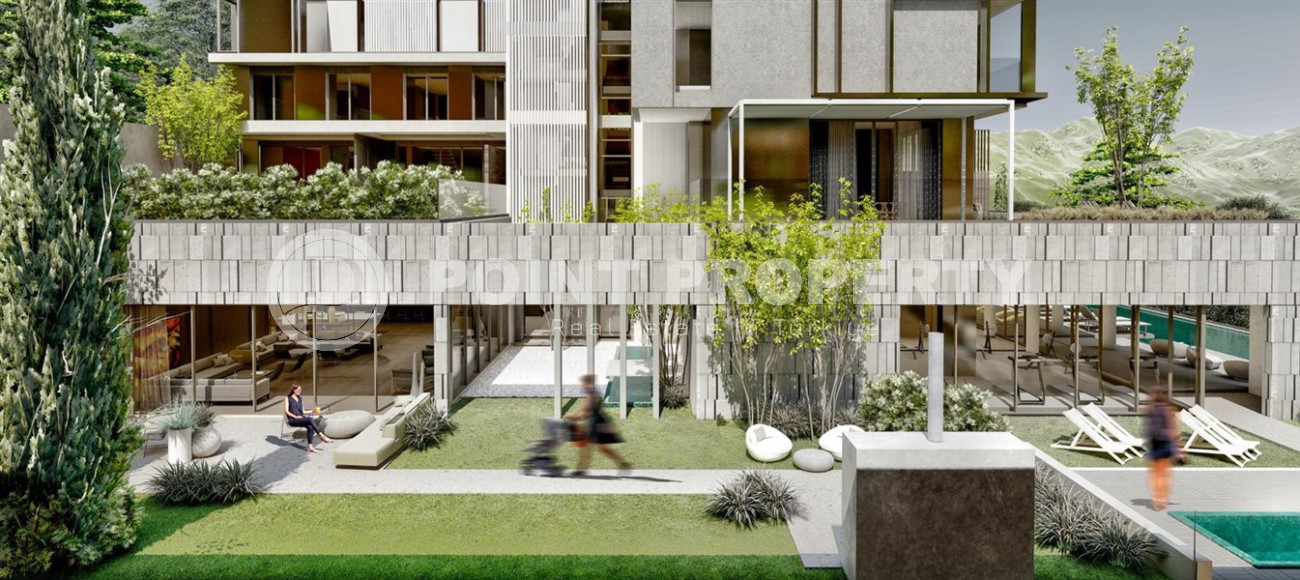 Уникальный инвестиционный проект с апартаментами различной планировки 1+1, 2+1, 3+1 от надежного застройщика в Авсалларе в пешей доступности от Средиземного моря-id-1181-фото-15