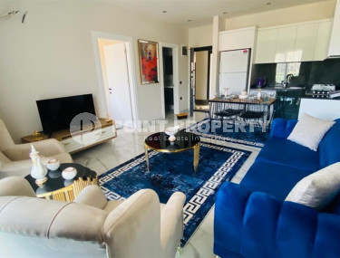 Furnished 1+1 apartment in a residence with infrastructure at the final stage of construction in the Oba district-id-1182-photo-3