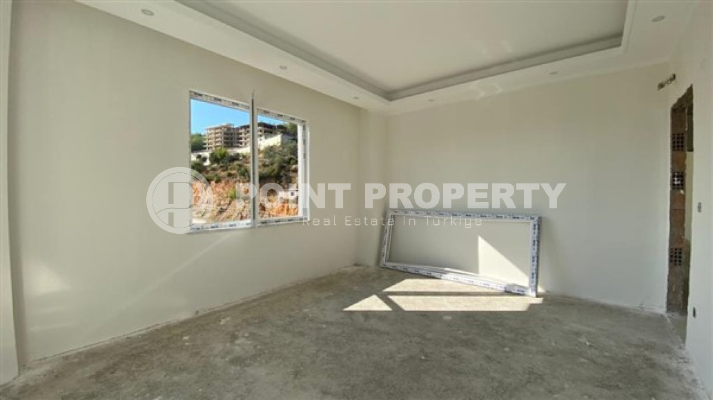 Семейные квартиры, 2+1, 3+1, 4+1, 101-212м², в доме городского типа в горном районе Алании Чиплаклы-id-2222-фото-4