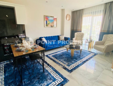 Furnished 1+1 apartment in a residence with infrastructure at the final stage of construction in the Oba district-id-1182-photo-5