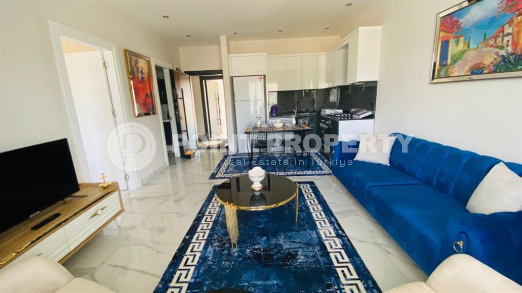 Furnished 1+1 apartment in a residence with infrastructure at the final stage of construction in the Oba district-id-1182-photo-6