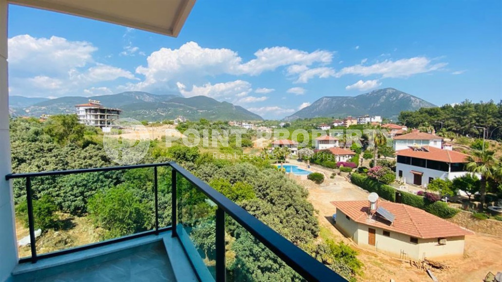 Furnished 1+1 apartment in a residence with infrastructure at the final stage of construction in the Oba district-id-1182-photo-9