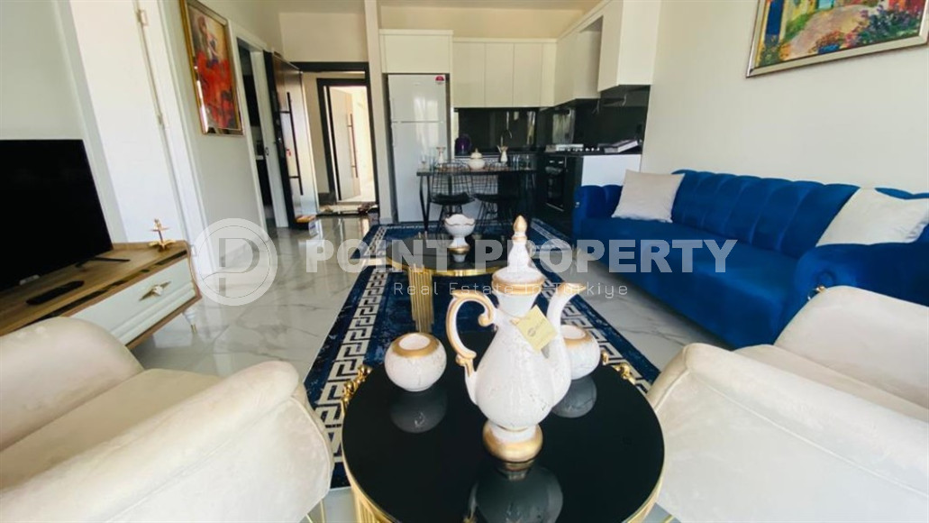 Furnished 1+1 apartment in a residence with infrastructure at the final stage of construction in the Oba district-id-1182-photo-10