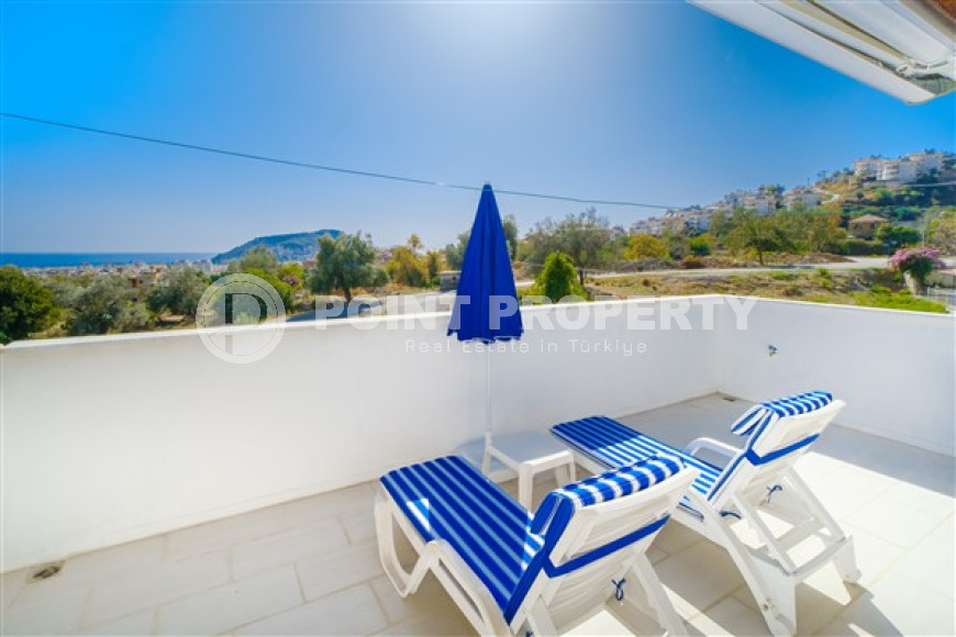 Меблированный пентхаус 3+1, 180м², с потрясающими видами в таунхаусе в районе Алании Тепе-id-2226-фото-17