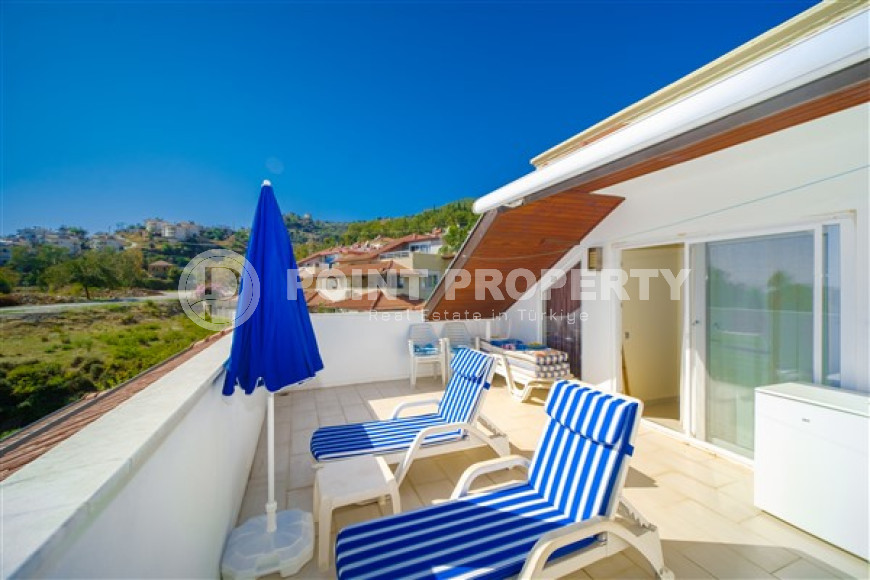 Меблированный пентхаус 3+1, 180м², с потрясающими видами в таунхаусе в районе Алании Тепе-id-2226-фото-18