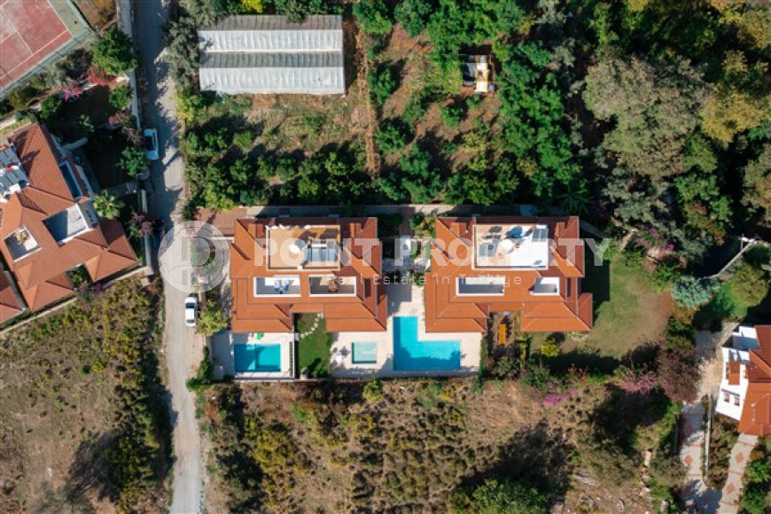 Меблированный пентхаус 3+1, 180м², с потрясающими видами в таунхаусе в районе Алании Тепе-id-2226-фото-22