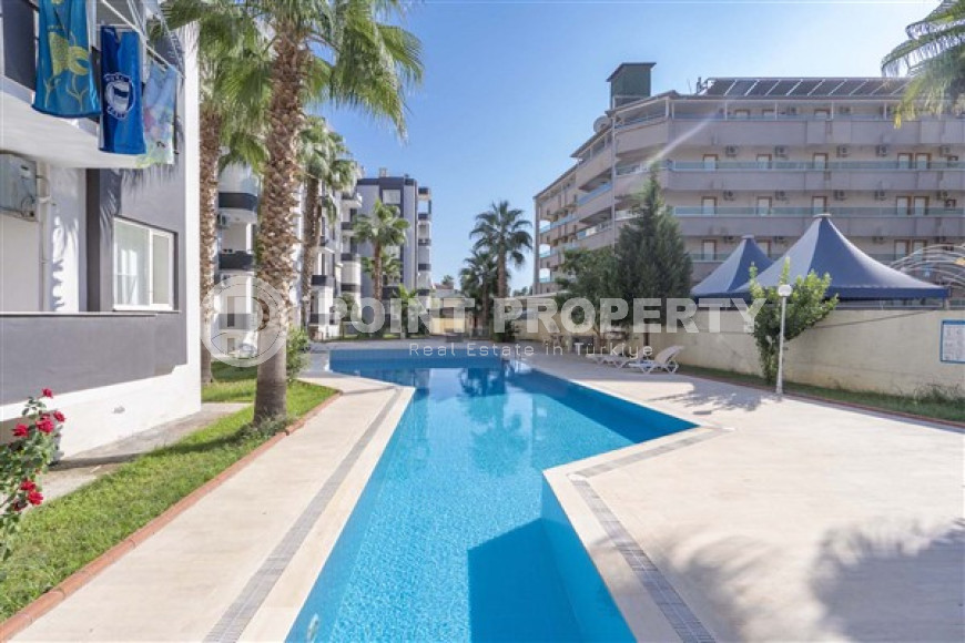 Трехкомнатная квартира, 85м², в уютной резиденции с бассейном на берегу моря в районе Алании Конаклы-id-2229-фото-7