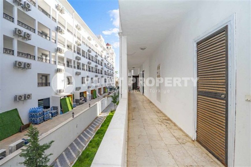 Трехкомнатная квартира, 85м², в уютной резиденции с бассейном на берегу моря в районе Алании Конаклы-id-2229-фото-10