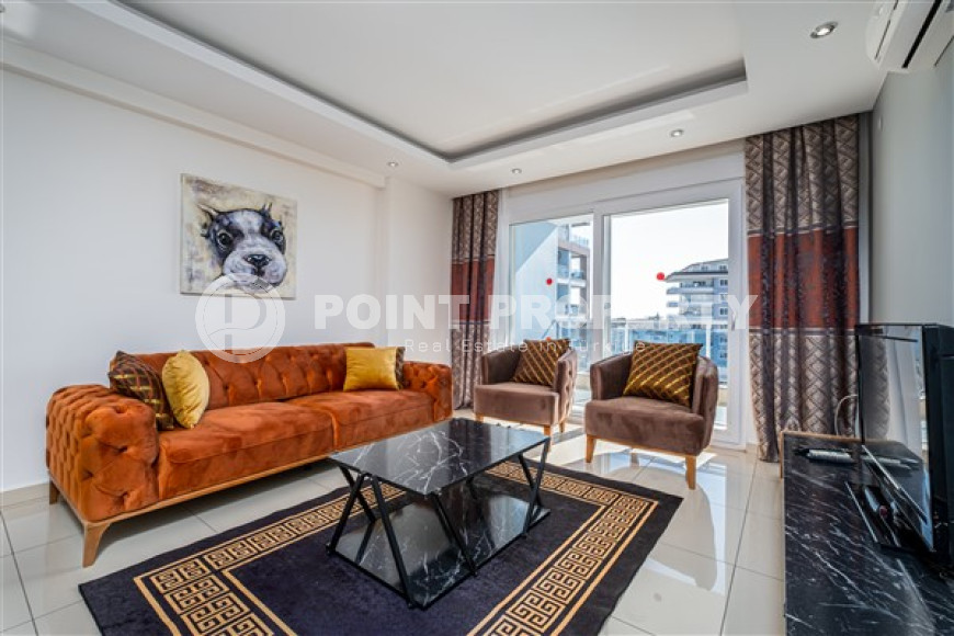 Elegant one-bedroom apartment, 77m², in a luxury complex in Alanya - Cikcilli-id-2231-photo-11
