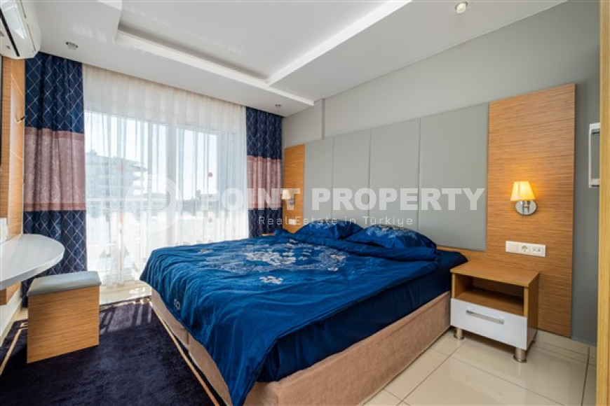 Elegant one-bedroom apartment, 77m², in a luxury complex in Alanya - Cikcilli-id-2231-photo-16