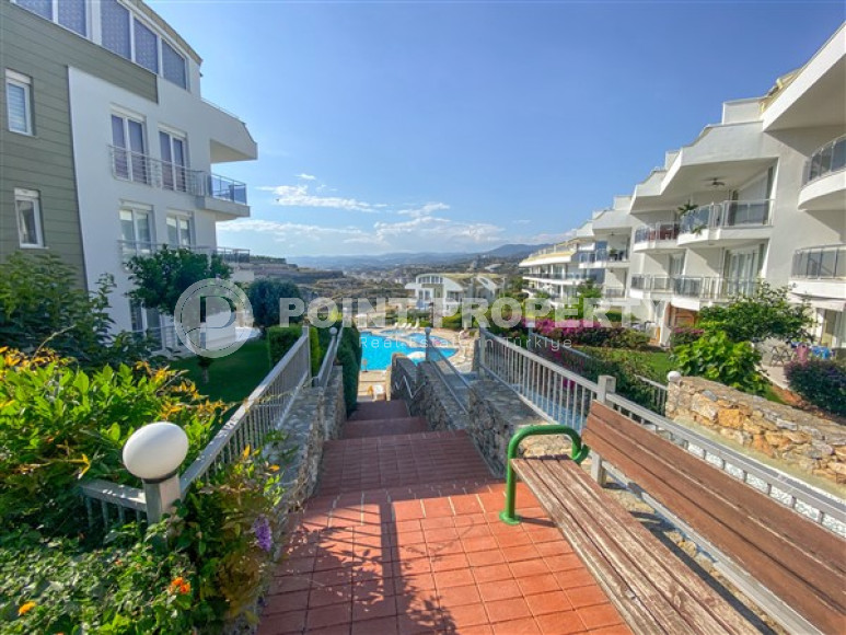 Элегантная двухуровневая квартира, 110м² в уютной резиденции в районе Алании Конаклы, в 300м от моря-id-2232-фото-7