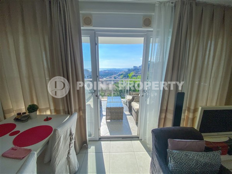 Элегантная двухуровневая квартира, 110м² в уютной резиденции в районе Алании Конаклы, в 300м от моря-id-2232-фото-18