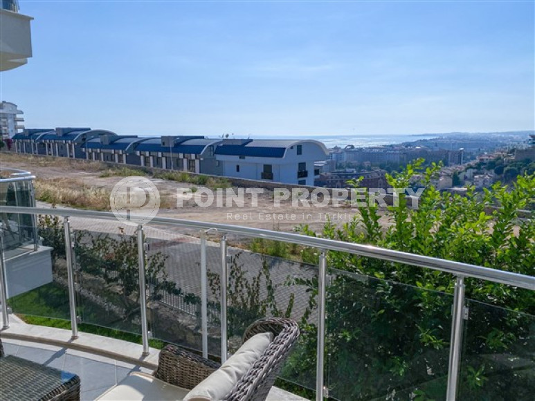 Элегантная двухуровневая квартира, 110м² в уютной резиденции в районе Алании Конаклы, в 300м от моря-id-2232-фото-20