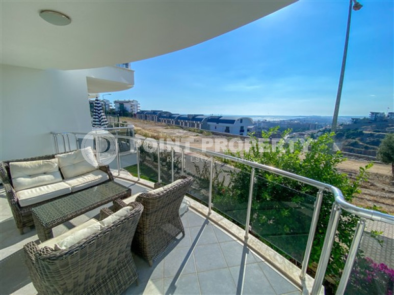 Элегантная двухуровневая квартира, 110м² в уютной резиденции в районе Алании Конаклы, в 300м от моря-id-2232-фото-21