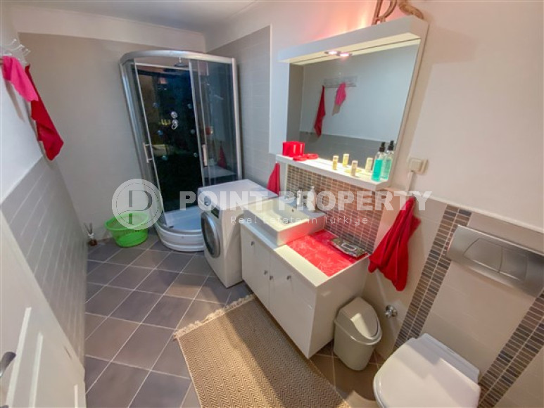 Элегантная двухуровневая квартира, 110м² в уютной резиденции в районе Алании Конаклы, в 300м от моря-id-2232-фото-38