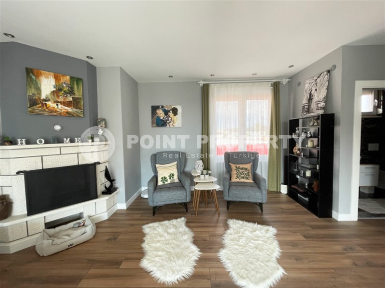 Частная меблированная вилла с тремя спальнями, с собственным бассейном в районе Алании Оба.-id-1184-фото-26