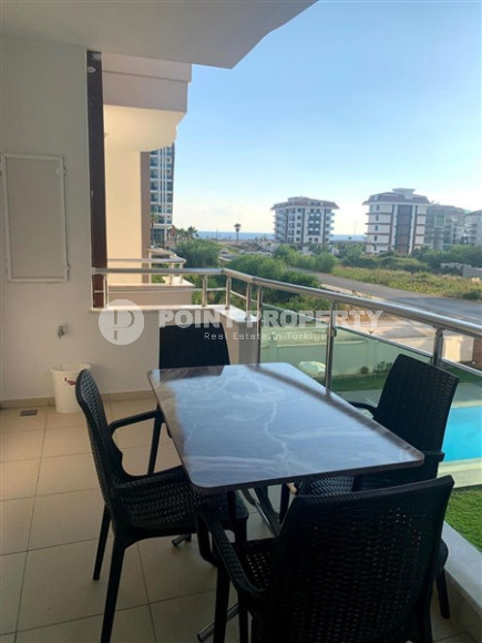 Готовая к проживанию, видовая квартира с одной спальней, в 100м от моря в Кестеле, Алания-id-2236-фото-5