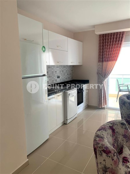 Готовая к проживанию, видовая квартира с одной спальней, в 100м от моря в Кестеле, Алания-id-2236-фото-8