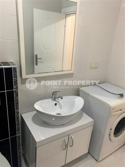 Готовая к проживанию, видовая квартира с одной спальней, в 100м от моря в Кестеле, Алания-id-2236-фото-16