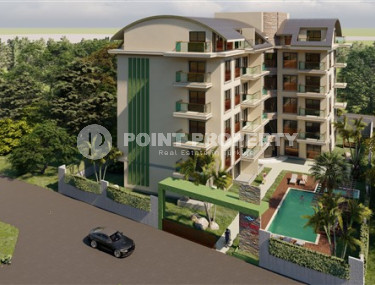 Duplex three-room apartments, 112-155m², from a construction company in the Payallar area, Alanya-id-2240-photo-1