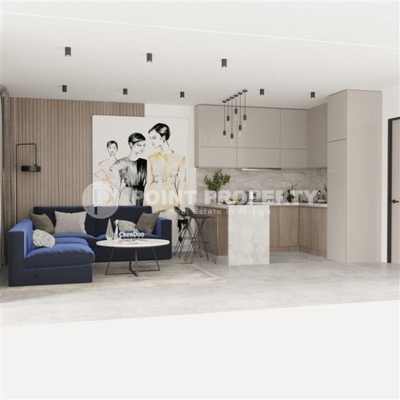 Duplex three-room apartments, 112-155m², from a construction company in the Payallar area, Alanya-id-2240-photo-7