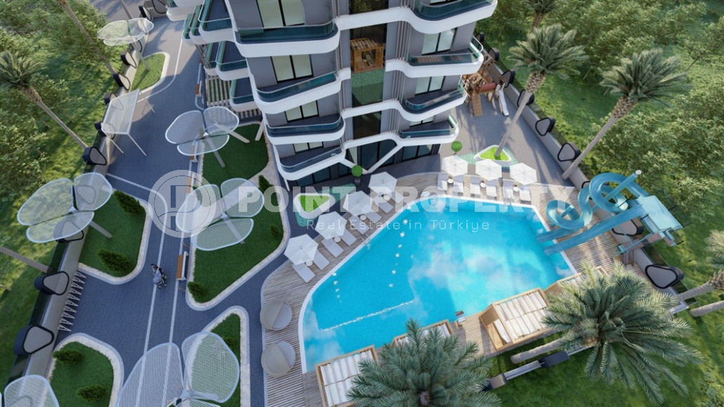 Квартиры разных планировок в элитной резиденции в Махмутларе, 600м от моря-id-1186-фото-2