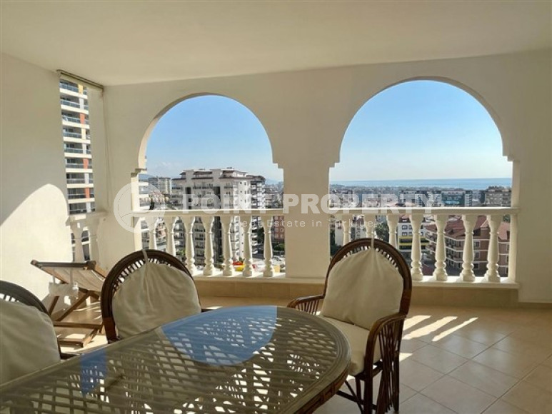 Просторные апартаменты в открытом для ВНЖ районе – Джикджилли. Потрясающий вид на Средиземное море, стильная мебель в стоимости.-id-2241-фото-2