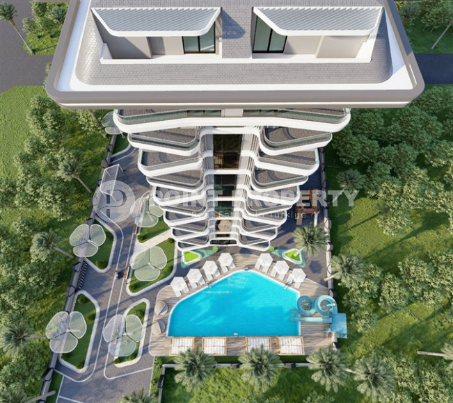 Квартиры разных планировок в элитной резиденции в Махмутларе, 600м от моря-id-1186-фото-3