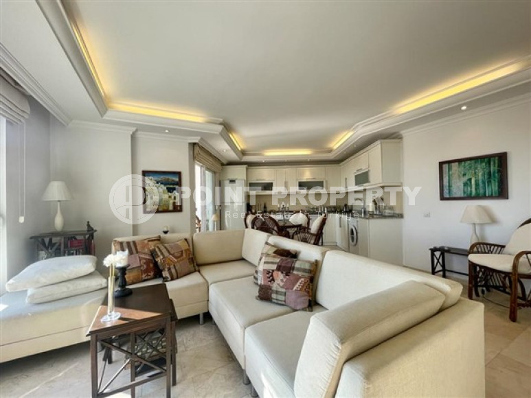 Просторные апартаменты в открытом для ВНЖ районе – Джикджилли. Потрясающий вид на Средиземное море, стильная мебель в стоимости.-id-2241-фото-3