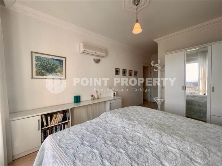 Просторные апартаменты в открытом для ВНЖ районе – Джикджилли. Потрясающий вид на Средиземное море, стильная мебель в стоимости.-id-2241-фото-8